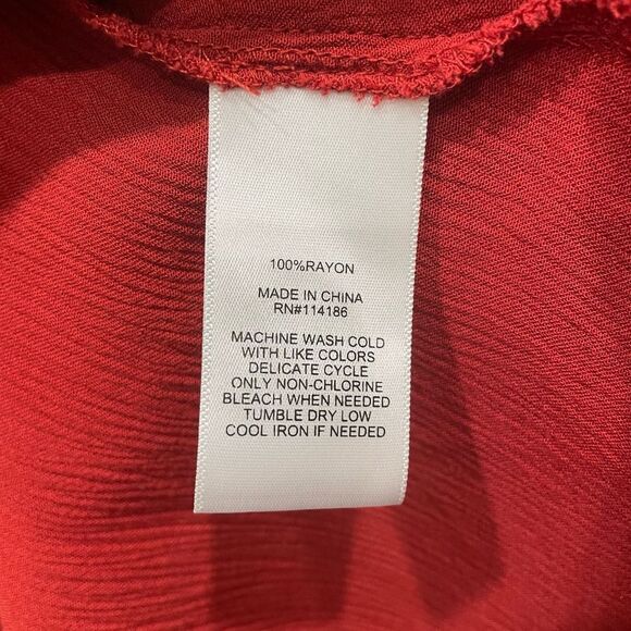 Frye and Co. Women's Red Blouse - Size: XL - Picture 8 of 8